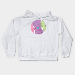 Boobs Are Brilliant Be A Body Positive Babe Kids Hoodie